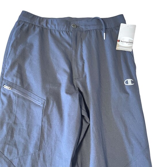 Champion Performance Hybrid Pants NWT Mens S Blue Lightweight Moisture Wicking - Picture 2 of 15